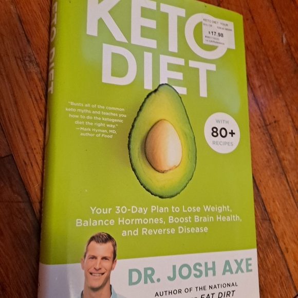 KETO DIET by: Dr. Josh Axe (Hardback) - Picture 2 of 5